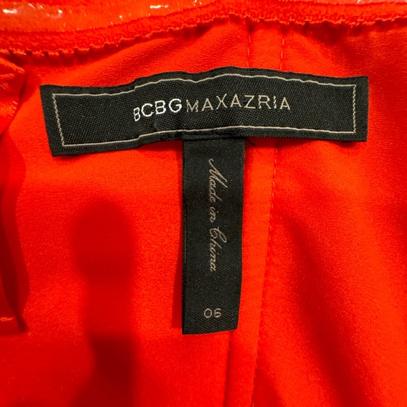 BCBG one shoulder peplum gown - Picture 4 of 13